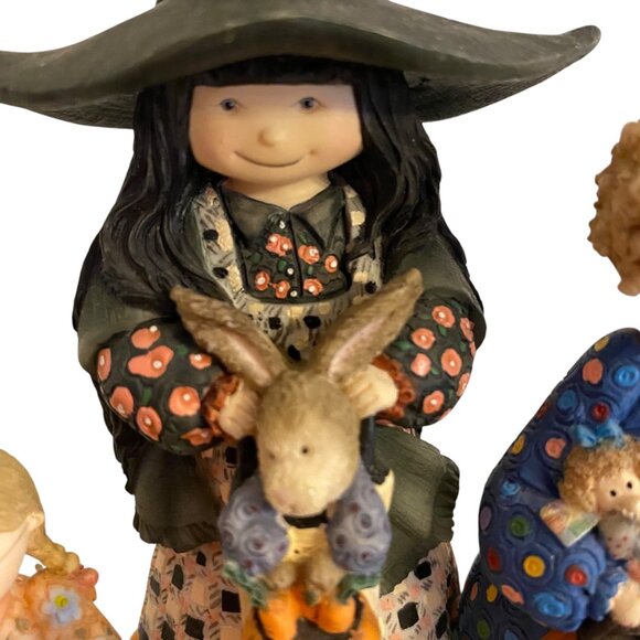 Lang "Halloween Friends" 2nd Ed 1998 Resin Figurines Trick or Treat Costume READ - Picture 3 of 10